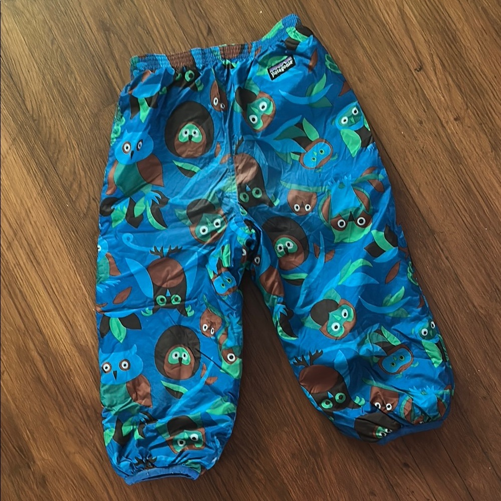 Blue Owl Patterned Pants